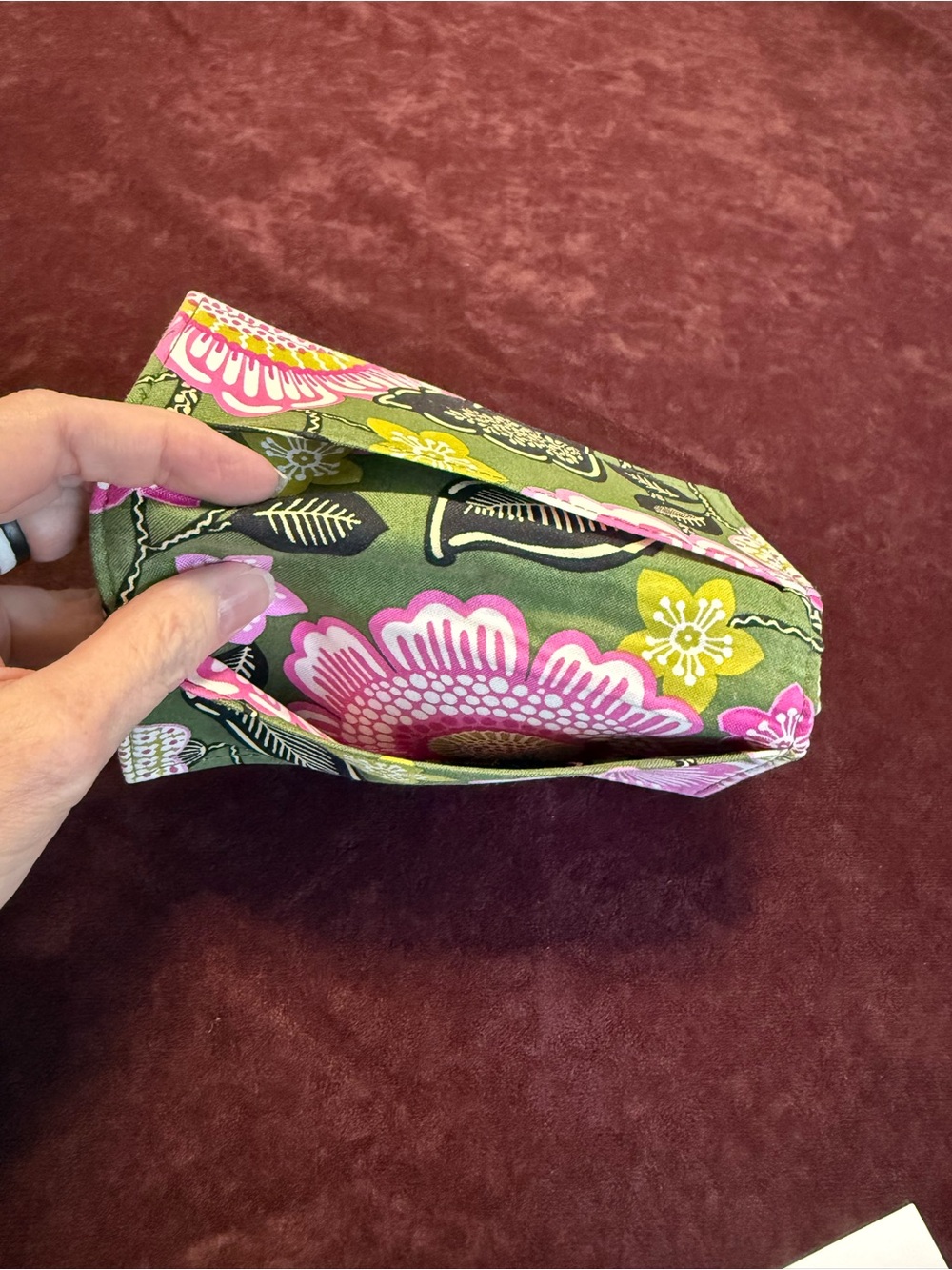 Vera Bradley Checkbook Cover in Olivia Pink - Picture 4 of 9